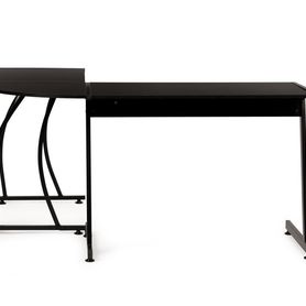 Kancelársky rohový školský, hrací stôl LOFT stôl, čierny