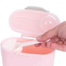 Zásobník na sušené mlieko s odmerkou 160g Pink