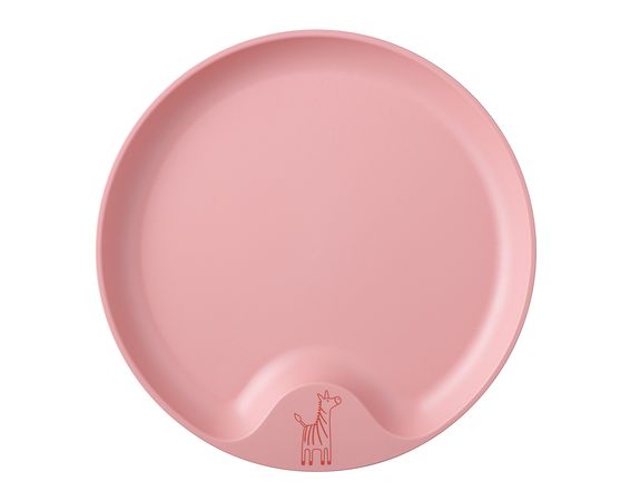 Detský tanier Mio Deep Pink