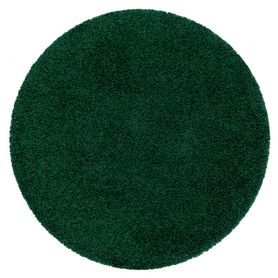 Okrúhly koberec SOFFI shaggy 5cm  tmavo zelený