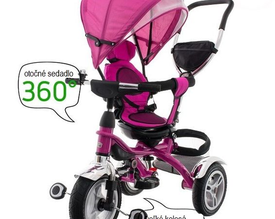 Euro Baby Trojkolka T307  Pink